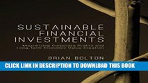 [PDF] Sustainable Financial Investments: Maximizing Corporate Profits and Long-Term Economic Value