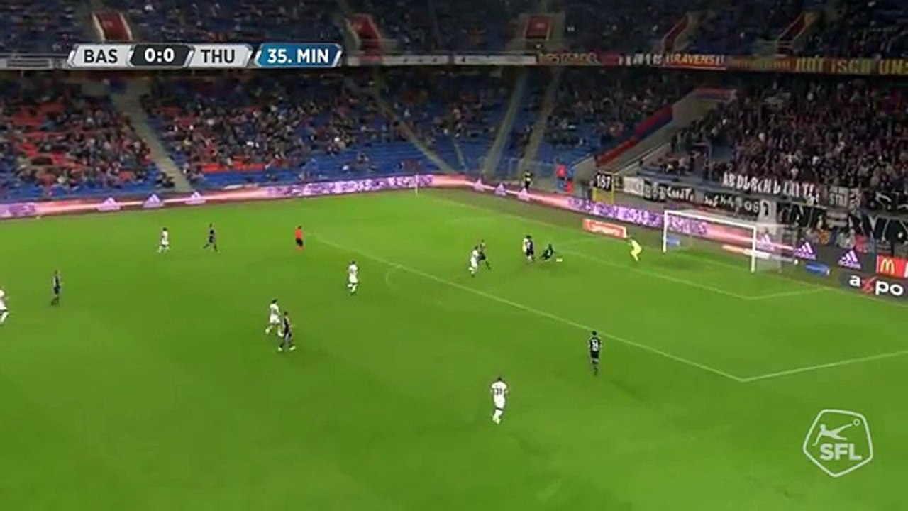 FC Basel 0:1 FC Thun (Swiss Super League 10. Runde 2016/2017 1 .Oktober 2016)