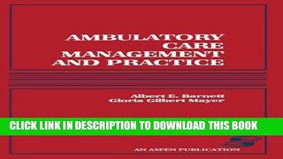 Collection Book Ambulatory Care Management and Practice