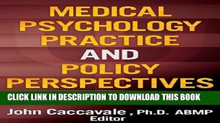 Collection Book Medical Psychology Practice and Policy Perspectives