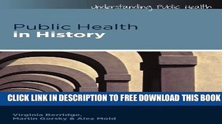 New Book Public Health in History (Understanding Public Health)