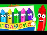 Crayons Nursery Rhymes - Crayons song | Color Song | Baby Videos