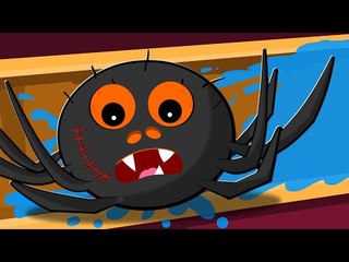 Halloween Songs | Incy Wincy Spider | Scary Rhymes For Kids And Children's | Songs For Baby