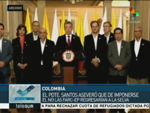 Participó en plebiscito por la paz colombiana el 37.42% del padrón