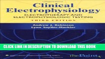 New Book Clinical Electrophysiology: Electrotherapy and Electrophysiologic Testing (Point