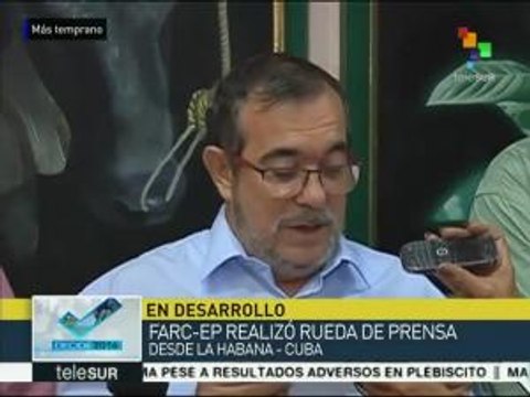 Jairo Estrada: FARC reafirmó su vocación de paz y diálogo en Colombia