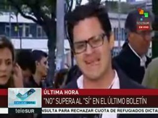 El "No" vence al "Sí" en el plebiscito por la paz en Colombia