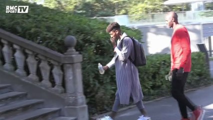 Equipe de France - L'arrivée des Bleus à Clairefontaine