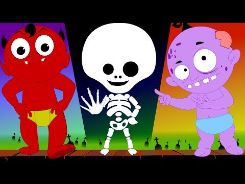 hokey pokey | scary rhymes | nursery rhymes | kids songs | childrens videos