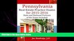 different   Pennsylvania Real Estate Practice Exams for 2015-2016: State and National Portions of