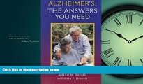 Online eBook Alzheimers: The Answers You Need