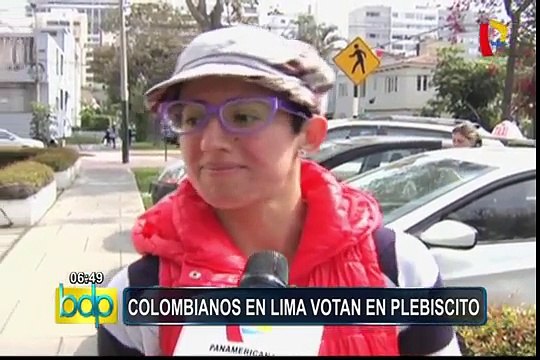 Lima: colombianos residentes votaron en histórico plebiscito