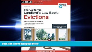FAVORITE BOOK  California Landlord s Law Book, The: Evictions (California Landlord s Law Book Vol