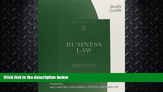complete  Study Guide for Clarkson/Jentz/Cross/Miller s Business Law: Text and Cases, 11th