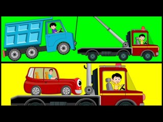 Kids TV Nursery Rhymes - Tow Truck Vehicle Song | Baby Nursery Rhymes