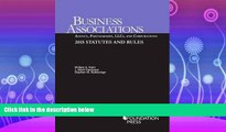 FAVORITE BOOK  Business Associations: Agency, Partnerships, LLCs, and Corporations, 2015 Statutes
