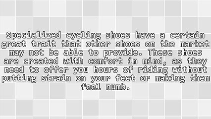 The Importance of Specialized Cycling Shoes