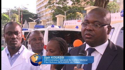 Côte d'Ivoire: Des ambulances offerts par des syndicats du Ministère de l’économie aux agentsn