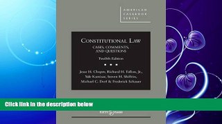 FAVORITE BOOK  Constitutional Law: Cases Comments and Questions (American Casebook Series)