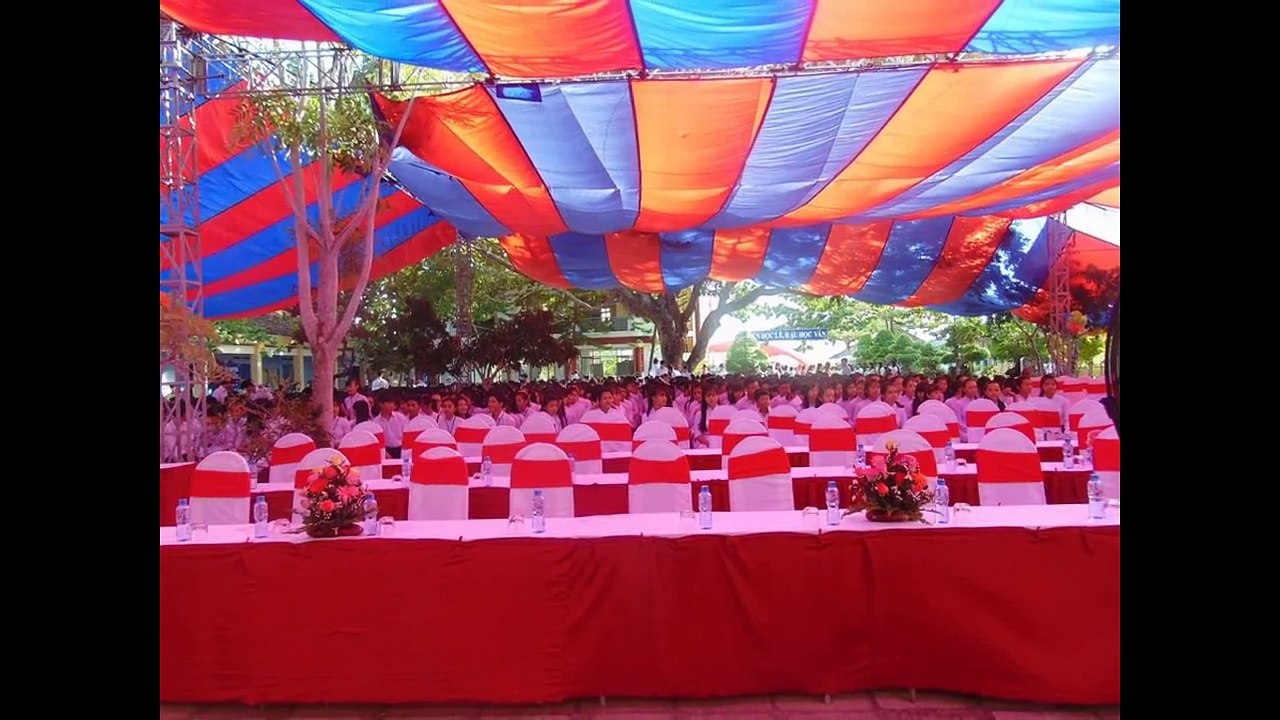 Cho thue du che-Trường THPT Trần Phú long trọng kỷ niệm 40 năm thành lập