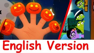 Scary Pumpkin Finger Family | canciones de halloween en Inglés compilación
