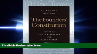different   The Founders  Constitution (5 Volume Set)