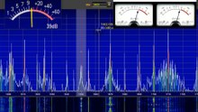 Super Fly Γιώργος στους 1650 khz. Ισχύς σήματος κατά τη διάρκεια της λήψης έως 48 db