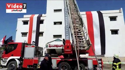 زيارة مفاجئة لمدير أمن البحيرة لإدارة الحماية المدنية