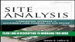 New Book Site Analysis: A Contextual Approach to Sustainable Land Planning and Site Design