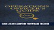Collection Book Operations Officer s Guide (U.S. Naval Institute Blue   Gold Professional Library)