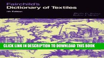 Collection Book Fairchild s Dictionary of Textiles, 7th Edition