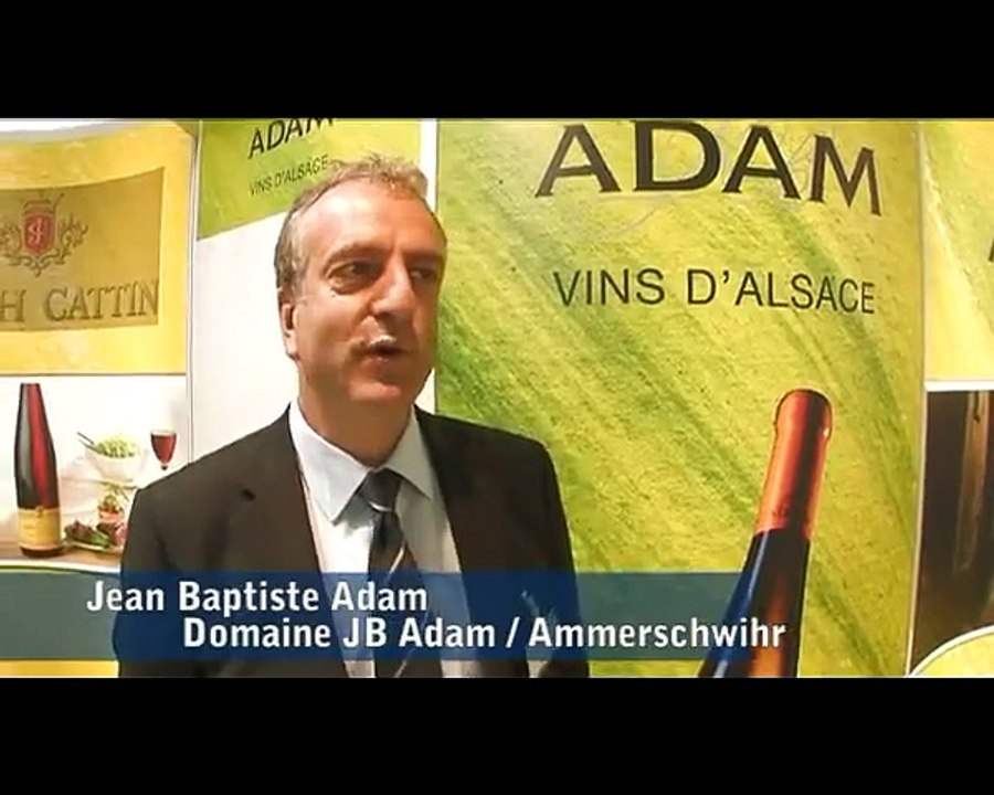 Domaine JB Adam d'Ammerschwihr à Vinexpo 2011