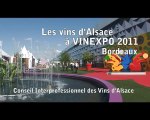 Présentation du stand des Vins d'Alsace à Vinexpo 2011