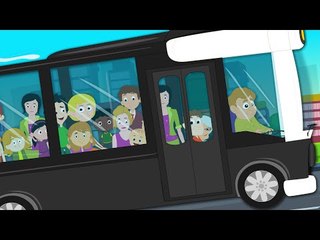 Wheels On The Bus Go Round And Round | Children's Nursery Rhyme Song For Baby
