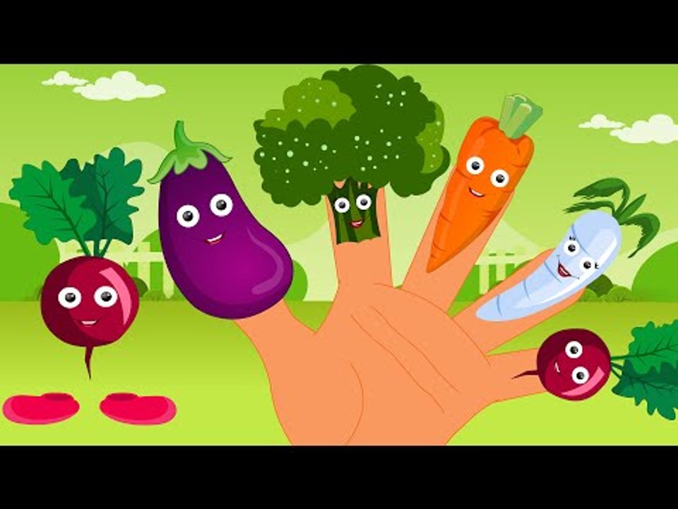 Vegetables Finger Family Song | Finger Family Collection And Nursery Rhymes