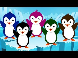 Five Little Penguins | Nursery Rhyme And Kids Songs