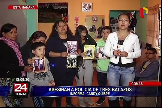 Comas: desconocidos asesinan a joven policía