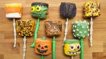 Halloween Marshmallow Pops - So Good They're Scary!