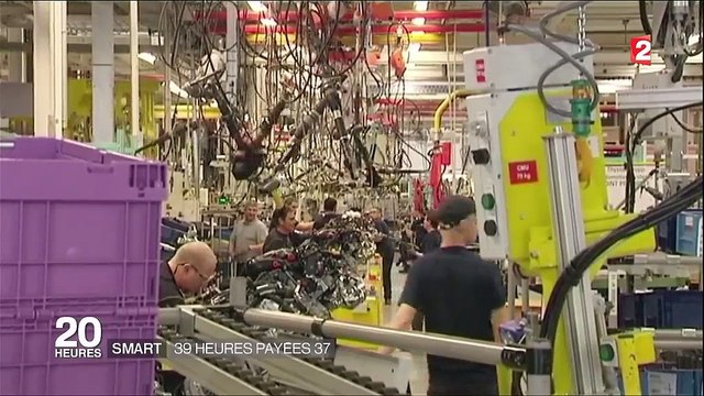 Moselle : les ouvriers de l'usine Smart passent aux 39 heures payées 37