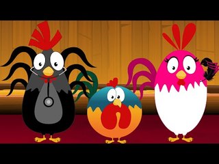 Five Big Roosters | Five Little Series | Nursery Rhymes With Lyrics For Kids