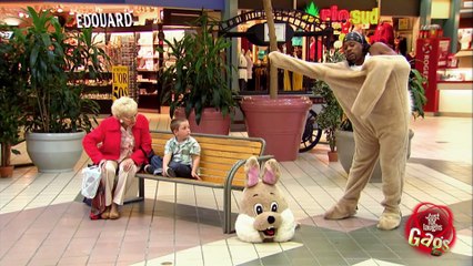 Fugitive in a Bunny Suit Prank