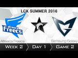 《LOL》2016 LCK 夏季賽 國語 W2D1 Afreeca vs Samsung Game 2