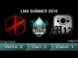 《LOL》2016 LMS 夏季賽 粵語 W2D3 XG vs M17 Game 1