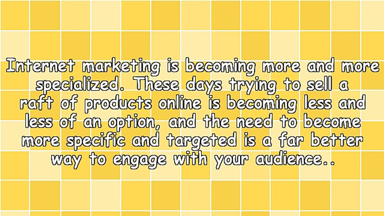 Niche Marketing Advice