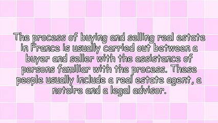 Real Estate Buying and Selling Costs in France