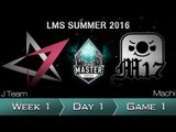 《LOL》2016 LMS 夏季賽 粵語 W1D1 JT vs M17 Game 1