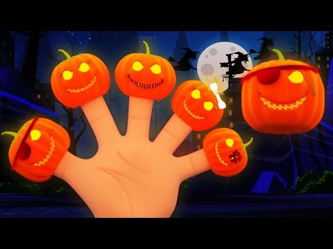 Scary Pumpkin Finger Family Song | Halloween Nursery Songs For Children | Kids TV