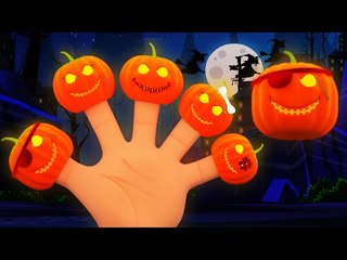 Scary Pumpkin Finger Family Song | Halloween Nursery Songs For Children | Kids TV