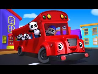bao panda | the wheels on the bus | nursery rhymes | kids songs | 3d rhymes