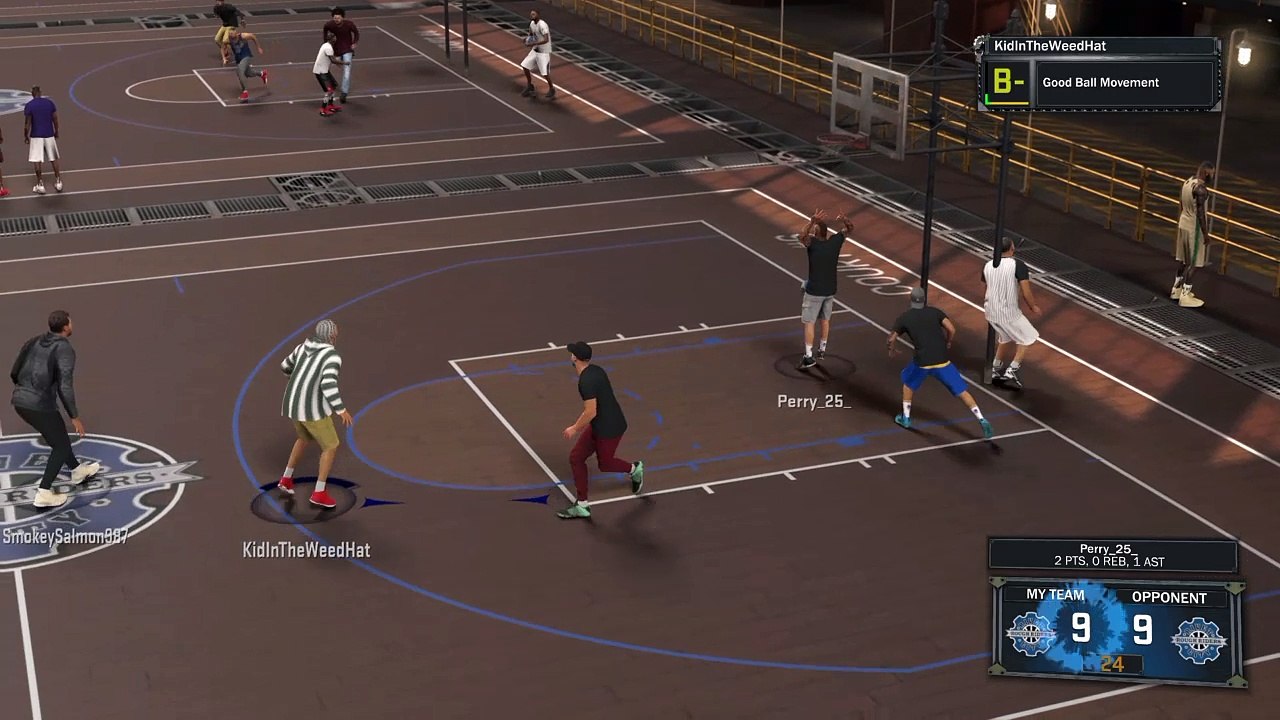 2k17 Park King Wavy vs Friends!